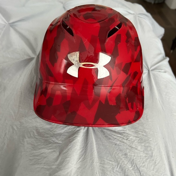 Under Armour Red and Black Camo Helmet - Picture 2 of 8